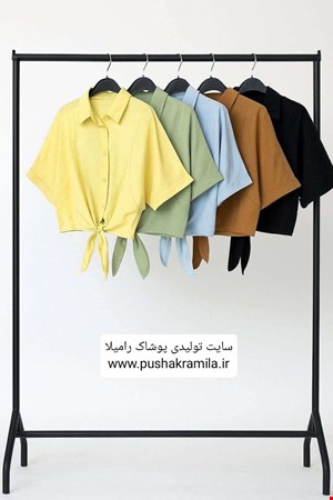 شومیز لنین باکسی گره ایی