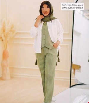 ست شومیز ژیله شلوار دیپلمات