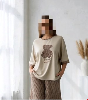 ست تیشرت و شلوار گوچی طرح خرس بزرگ 