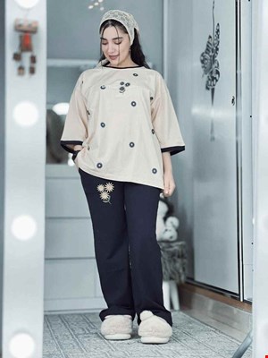 ست بلوز وشلوار طرح گل بابونه