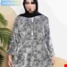 تونیک پلیسه زمینه مشکی رنگ