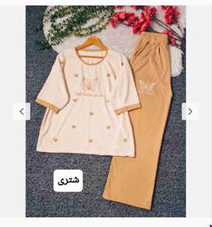 ست بلوز شلوار طرح پروانه